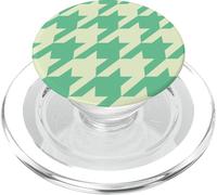 Bonito, amarillo y verde, patrón de pata de gallo, pata de gallo PopSockets PopGrip para MagSafe