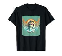 Bonito ángel con gafas de sol para niños y niñas Camiseta