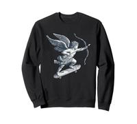 Bonito ángel con monopatín para los Fans de Skater Cupid Sudadera