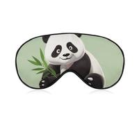Bonito antifaz para dormir con diseño de panda para mujeres y hombres, con correa ajustable, suave, transpirable, antideslizante, para dormir profundo, esencial para viajar