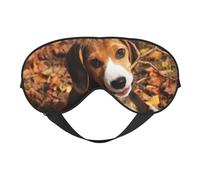 Bonito antifaz para dormir con estampado de Beagle, venda nocturna, cubierta suave para sombra de ojos para mujeres y hombres, para viajes, siesta y meditación