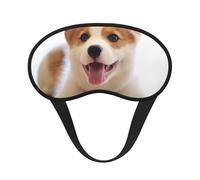 Bonito antifaz para dormir con estampado de corgi, para mujeres y hombres, para una oscuridad total, reduce la hinchazón de los ojos