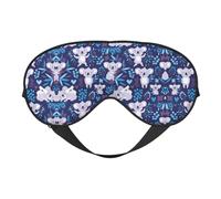 Bonito antifaz para dormir con estampado de koala, venda nocturna, cubierta suave para sombra de ojos para mujeres y hombres, para viajes, siesta y meditación