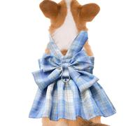 Bonito arnés para perros con pajarita - ropa para para perros y , lindo cuadro, lazo, chaleco transpirable, ropa para perros y pequeños