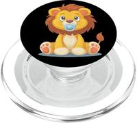 Bonito Aspecto de Animal bebé con Cara de león y Chupete PopSockets PopGrip para MagSafe