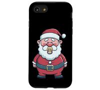 Bonito Aspecto de Chupete en Estilo navideño de Papá Noel Carcasa para iPhone SE (2020) / 7/8