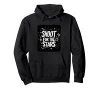 Bonito atuendo de Shoot for the Stars Sudadera con Capucha
