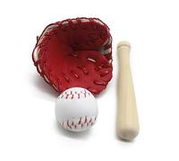 Bonito bate de béisbol deportivo y set para sesiones de fotos para recién nacidos, accesorios de estudio para recién nacidos