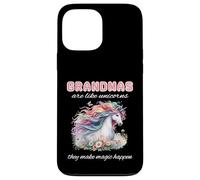 Bonito bojo floral con forma de abuela, amante de los unicornios, haz que la magia suceda Carcasa para iPhone 13 Pro Max
