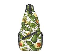 Bonito Bolso Bandolera con diseño de Aguacate, Bandolera Informal para Senderismo, Mochila de Hombro, Mochila de Viaje para Hombres y Mujeres