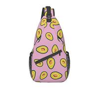 Bonito Bolso Bandolera con diseño de Aguacate, Bandolera Informal para Senderismo, Mochila de Hombro, Mochila de Viaje para Hombres y Mujeres
