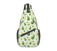 Bonito Bolso Bandolera con diseño de Aguacate, Bandolera Informal para Senderismo, Mochila de Hombro, Mochila de Viaje para Hombres y Mujeres
