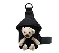 Bonito bolso de muñeca femenina, bolsa de pecho de mensajero, riñonera con cadenas de cintura