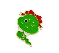 Bonito broche de serpiente de moda, artículos de joyería prácticos que mejoran el atuendo casual y formal para accesorios de celebración de fiesta, talla única, como se describe