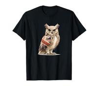 Bonito búho del Reino Unido con Gafas con un Aspecto Fresco Camiseta