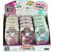 Bonito Carro De Maquillaje Creativo, Maletín Con Juego De Maquillaje