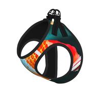 Bonito chaleco con correa para mascotas con estampado de peces koi, para perros pequeños, ajustable y cómodo, esencial para gatos y cachorros