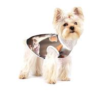 Bonito chaleco de algodón con estampado completo de cerdo joven, ropa para perros y gatos, suave, elástico, transpirable, para mascotas