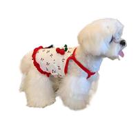Bonito chaleco de terciopelo coral que no se desprende para perros y gatos, ropa ligera de verano y primavera (XL (11-15 libras)