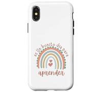 Bonito Día para Aprender Frase Motivación Escuela Carcasa para iPhone X/XS