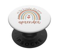 Bonito Día para Aprender Frase Motivación Escuela PopSockets PopGrip Adhesivo