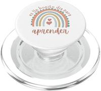 Bonito Día para Aprender Frase Motivación Escuela PopSockets PopGrip para MagSafe