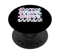 Bonito diseño de Agradecimiento a la Enfermera Escolar PopSockets PopGrip Adhesivo