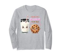 Bonito diseño de Amor de You'Re The Cookie To My Milk Manga Larga