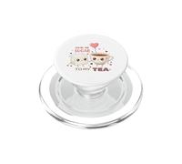 Bonito diseño de Amor de You'Re The Sugar To My Tea PopSockets PopGrip para MagSafe