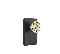 Bonito diseño de Amor Minimalista Femenino || Patrón de corazón Verde PopSockets PopWallet para MagSafe