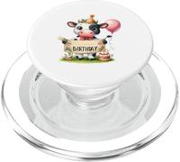 Bonito diseño de Animales de Fiesta de celebración de Vaca PopSockets PopGrip para MagSafe