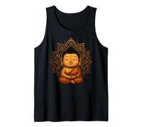 Bonito diseño de Buda para meditar, Yoga pacífico Camiseta sin Mangas