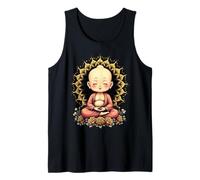 Bonito diseño de Buda para meditar, Yoga pacífico Camiseta sin Mangas