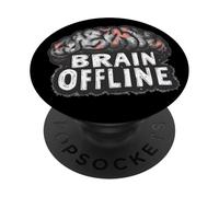 Bonito diseño de Cerebro sin conexión Que trae diversión para Adultos y niños PopSockets PopGrip Adhesivo