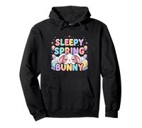 Bonito diseño de Conejo Durmiente Acogedor de Primavera Sudadera con Capucha