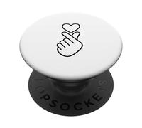 Bonito diseño de corazón de Dedo PopSockets PopGrip Adhesivo