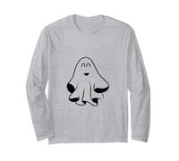 Bonito diseño de Fantasma Espeluznante para Fiesta de Halloween Manga Larga