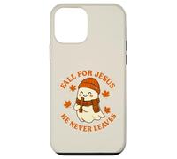 Bonito diseño de Fantasma otoñal de Fall for Jesus He Never Leaves Carcasa para iPhone 12 Mini