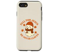 Bonito diseño de Fantasma otoñal de Fall for Jesus He Never Leaves Carcasa para iPhone SE (2020) / 7/8