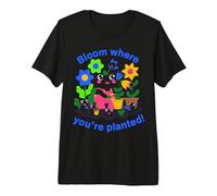 Bonito diseño de Flor de Rana Que florece Donde estás plantado Camiseta Premium