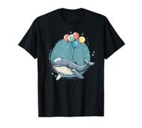 Bonito diseño de globos de ballena grande para un vuelo mágico Camiseta