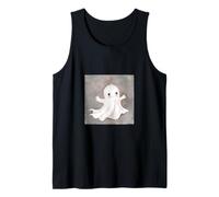 Bonito diseño de Halloween Fantasma Espeluznante Temporada de Halloween Camiseta sin Mangas