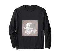 Bonito diseño de Halloween Fantasma Espeluznante Temporada de Halloween Manga Larga