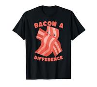 Bonito diseño de Juego de Palabras con Forma de Tocino Que Marca la Diferencia Camiseta