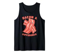 Bonito diseño de Juego de Palabras con Forma de Tocino Que Marca la Diferencia Camiseta sin Mangas