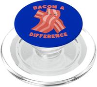Bonito diseño de Juego de Palabras con Forma de Tocino Que Marca la Diferencia PopSockets PopGrip para MagSafe