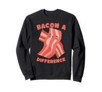 Bonito diseño de Juego de Palabras con Forma de Tocino Que Marca la Diferencia Sudadera