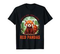 Bonito diseño de Just A Girl Who Loves Red Pandas Camiseta