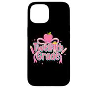 Bonito diseño de lápiz Apple de duodécimo grado Carcasa para iPhone 15