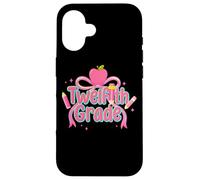 Bonito diseño de lápiz Apple de duodécimo grado Carcasa para iPhone 16